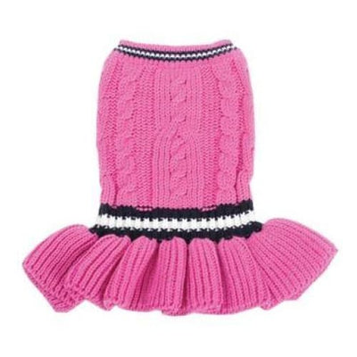 School Girl Dog Sweater Dress clothes for small dogs, COATS, cute dog apparel, cute dog clothes, cute dog dresses