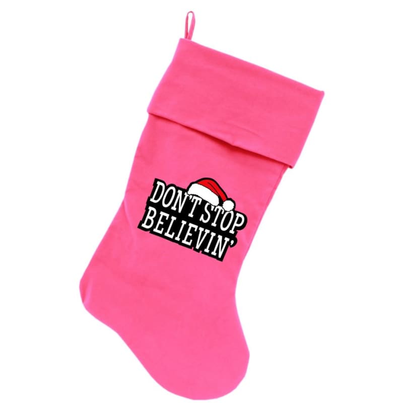 Don’t Stop Believin’ Dog Stocking Dog Supplies MORE COLOR OPTIONS