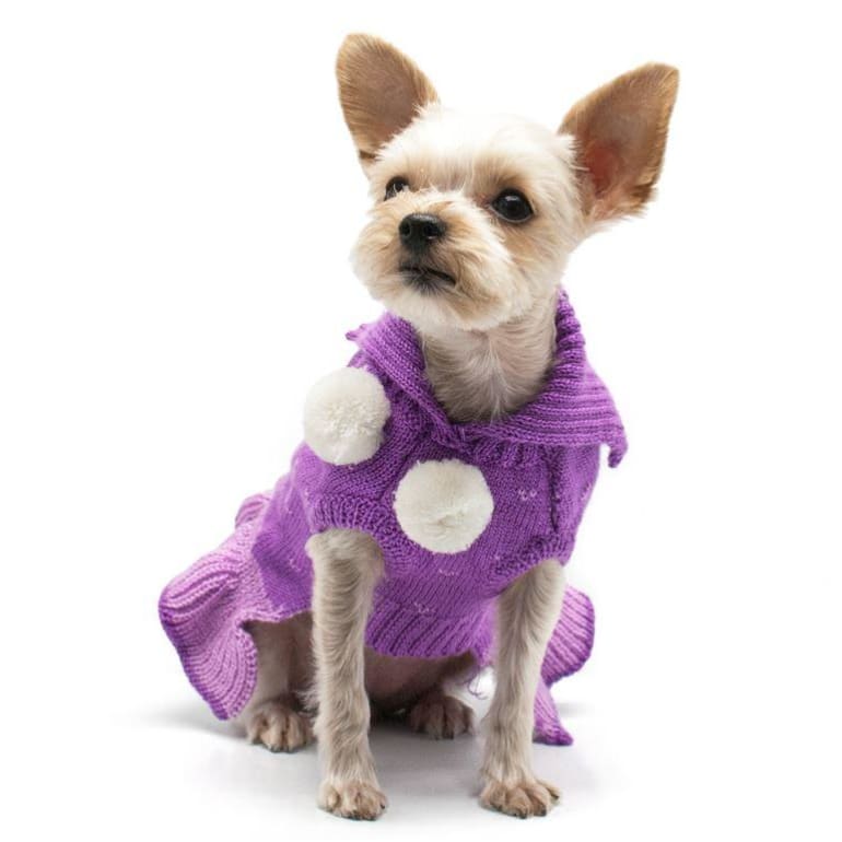 Rhinestone Snowflake Sweater Dog Dress clothes for small dogs, COATS, cute dog apparel, cute dog clothes, cute dog dresses