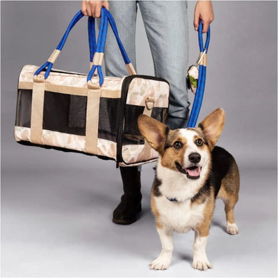 Out-of-Office Pet Carrier Desert Camo/Blue Pet Carriers & Crates NEW ARRIVAL