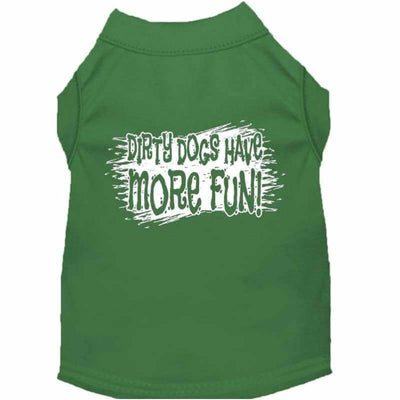 - Dirty Dogs Have More Fun Dog Shirt MIRAGE T-SHIRT NEW ARRIVAL