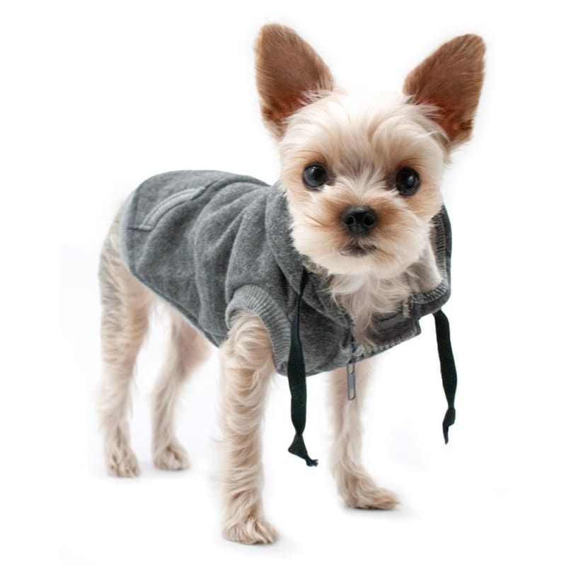 - Dogo Gray Drawstring Dog Hoodie Dogo Hoodies New Arrival Sweatshirt