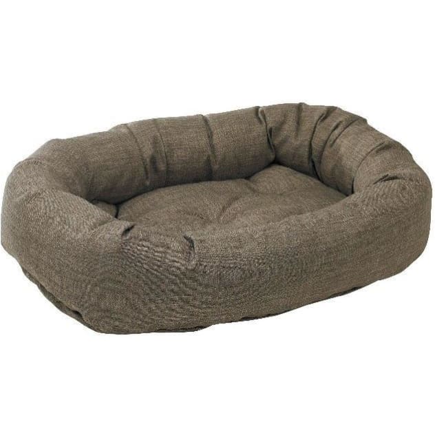 Driftwood Microvelvet Donut Dog Bed bagel beds for dogs,bolster beds for dogs,cute dog beds,donut beds for dogs,luxury dog beds