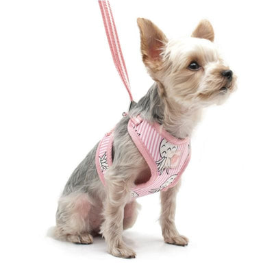- EasyGo Pineapple Dog Harness & Leash Set in Pink DOGO NEW ARRIVAL