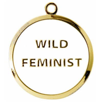 Wild Feminist Engravable Pet ID Tag NEW ARRIVAL