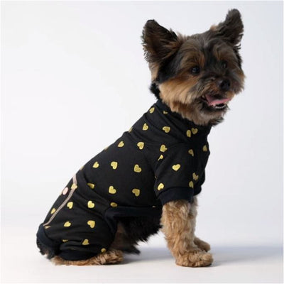 Foil Hearts Dog Onesie Pajamas NEW ARRIVAL, PAJAMAS