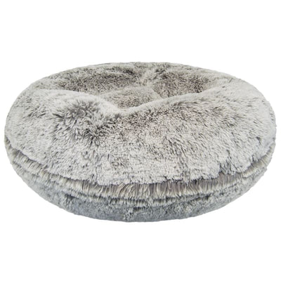 Frosted Snow Shag Bagel Bed Dog Beds BAGEL BEDS, bagel beds for dogs, BEDS, cute dog beds, donut beds for dogs