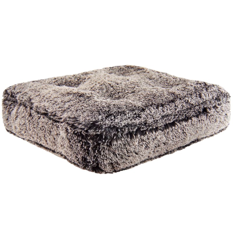 Sicilian Rectangle Frosted Willow Shag Bed BEDS, bolster dog beds, rectangle dog beds
