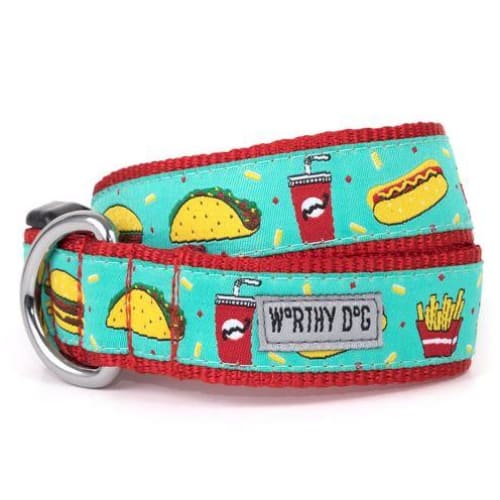 - Food Fest Collar & Leash Collection NEW ARRIVAL WORTHY DOG