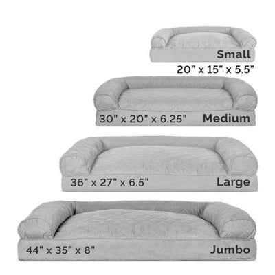 - Orthopedic Quilted Dog Sofa Bed