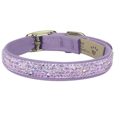 AB Crystals Puparoxy Ultrasuede Dog Collar Pet Collars & Harnesses MORE COLOR OPTIONS