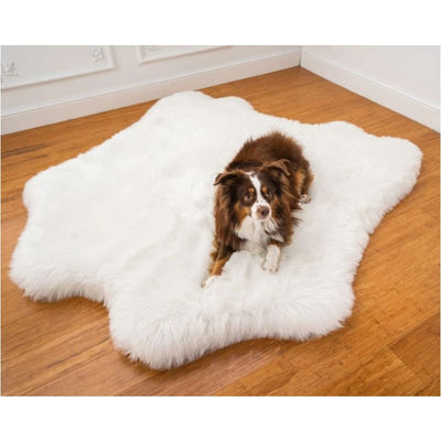 PupRug™ Faux Polar Bear Hide Memory Foam Dog Bed NEW ARRIVAL