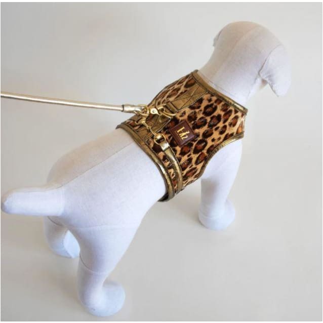 Leopard Luxe Dog Harness NEW ARRIVAL