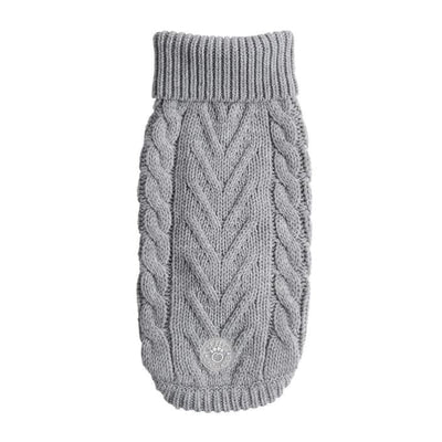 Gray Chalet Sweater Dog Apparel