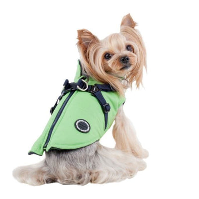- Mountaineer II Green Dog Vest With Harness clothes for small dogs cute dog apparel cute dog clothes dog apparel dog sweaters