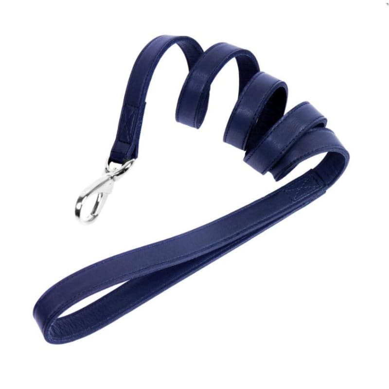 Genuine Italian Leather Athena Leash in French Navy