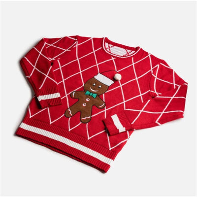 Gingerbread Ugly Christmas Dog Sweater + Matching Human Sweater Dog Apparel NEW ARRIVAL