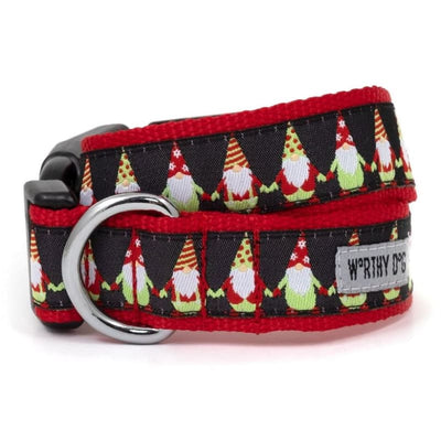 Gnomes Dog Collar & Leash Collection Pet Collars & Harnesses bling dog collars, cute dog collar, dog collars, fun dog collars, leather dog 