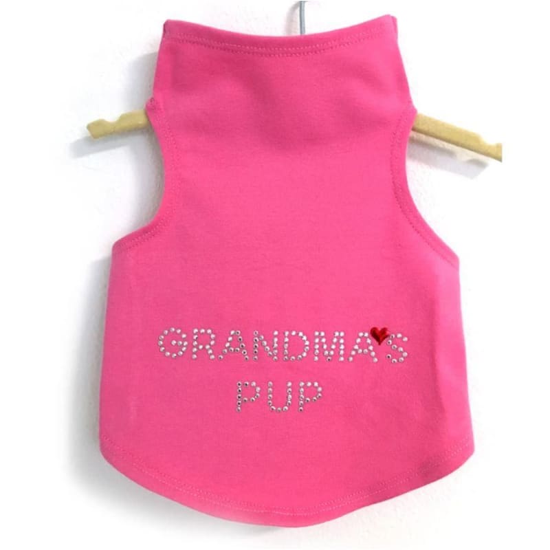Grandma’s Pup Dog Tank Top clothes for small dogs, cute dog apparel, cute dog clothes, dog apparel, dog sweaters
