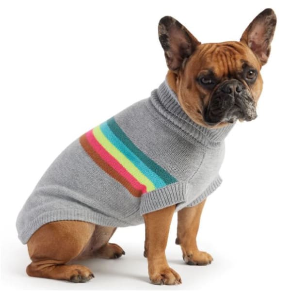 Gray Retro Dog Sweater Dog Apparel NEW ARRIVAL
