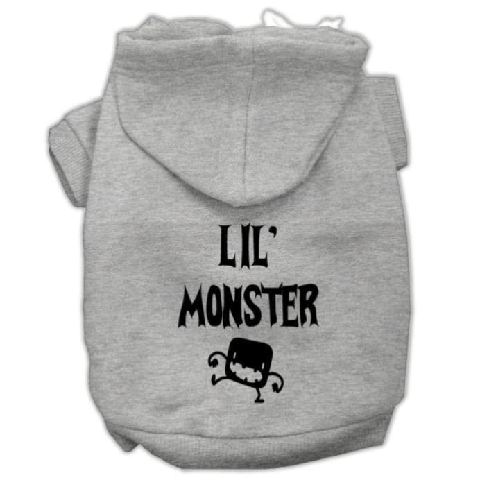 Lil’ Monster Dog Hoodie clothes for small dogs, cute dog apparel, cute dog clothes, dog apparel, dog sweaters