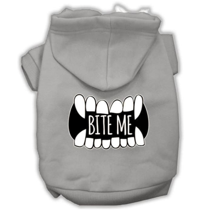 Bite Me Dog Hoodie clothes for small dogs, cute dog apparel, cute dog clothes, dog apparel, dog sweaters