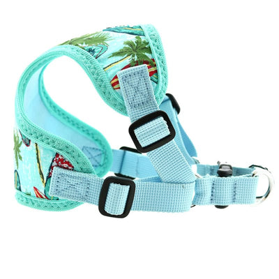 - Surfboards & Palms Wrap & Snap Dog Harness