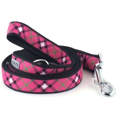 - Bias Plaid Hot Pink Collar & Leash Collection New Arrival Worthy Dog