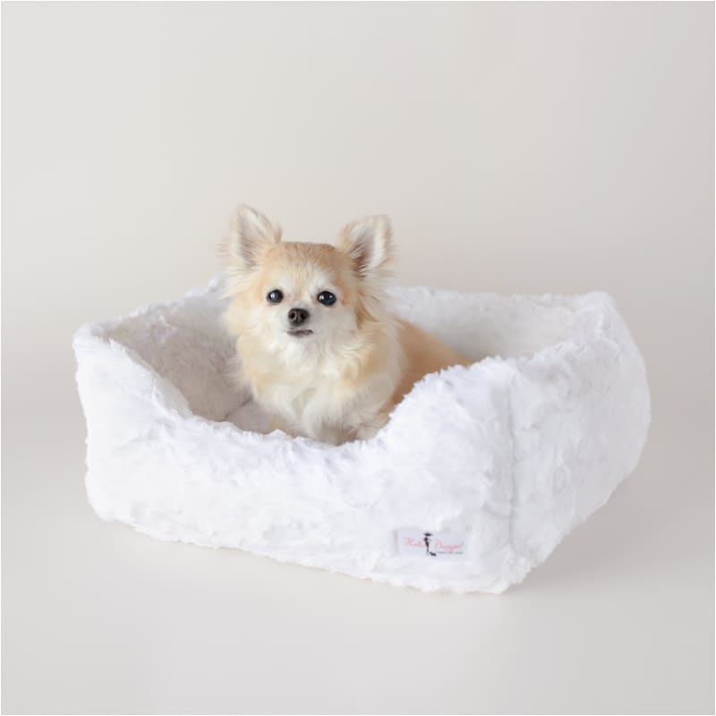 Bella Dog Bed in Heaven bolster beds for dogs, doggie designs, luxury dog beds, memory foam dog beds, orthopedic dog beds