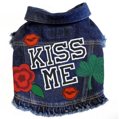 Kiss Me Denim Jacket NEW ARRIVAL