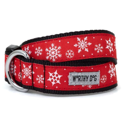 Let It Snow Dog Collar & Leash Collection bling dog collars, cute dog collar, dog collars, fun dog collars, leather dog collars