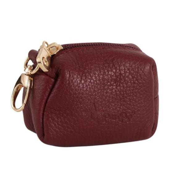 Genuine Leather Waste Bag Holder in Luscious Bow NEW ARRIVAL