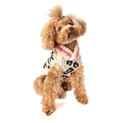 Leopard Print Wool Dog Sweater Dog Apparel clothes for small dogs, cute dog apparel, cute dog clothes, dog apparel, dog hoodies