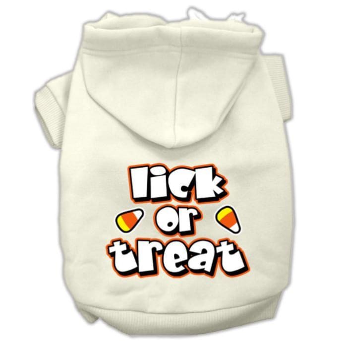 Lick Or Treat Dog Hoodie clothes for small dogs, cute dog apparel, cute dog clothes, dog apparel, dog sweaters