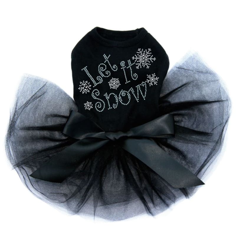 Let it Snow Tutu Dog Apparel clothes for small dogs, cute dog apparel, cute dog clothes, cute dog dresses, dog apparel