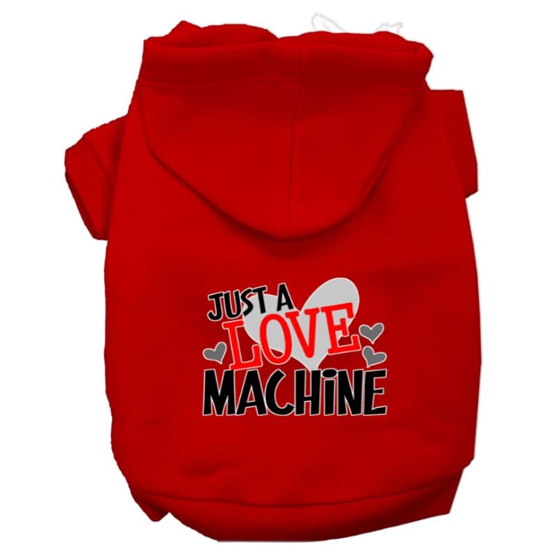 Just A Love Machine Dog Hoodie MORE COLOR OPTIONS
