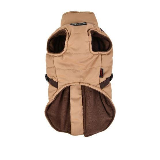 - Mountaineer II Beige Dog Vest With Harness clothes for small dogs cute dog apparel cute dog clothes dog apparel dog sweaters
