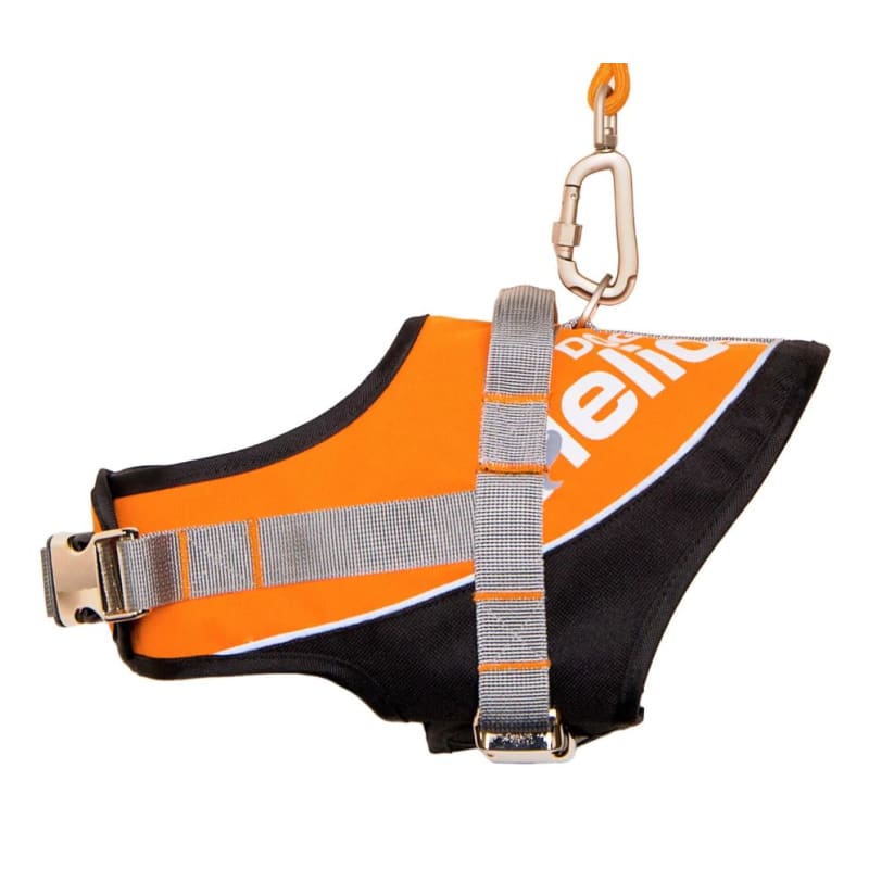 Orange Helios Bark-Mudder 2-in-1 Harness & Leash Set