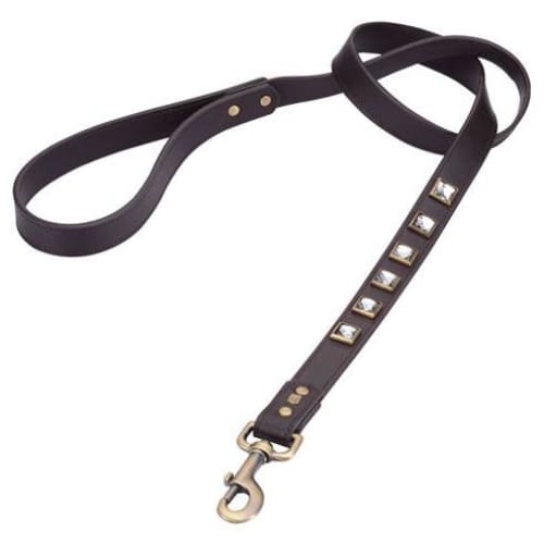 Monte Carlo Brown Genuine Leather Dog Collar NEW ARRIVAL