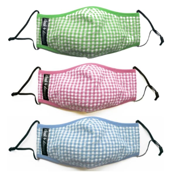 Gingham Human Face Mask MORE COLOR OPTIONS, NEW ARRIVAL