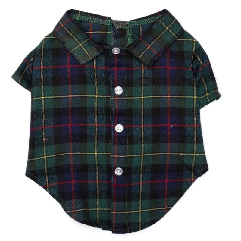 MaCleod Tartan Dog Shirt clothes for small dogs, cute dog apparel, cute dog clothes, dog apparel, dog sweaters