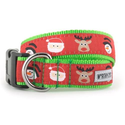 Merry Christmas Dog Collar & Leash Collection bling dog collars, cute dog collar, dog collars, fun dog collars, leather dog collars