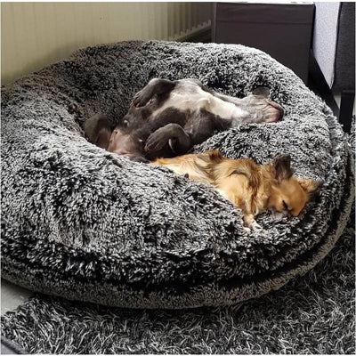- Midnight Frost Shag Bagel Bed BAGEL BEDS BEDS BESSIE AND BARNIE