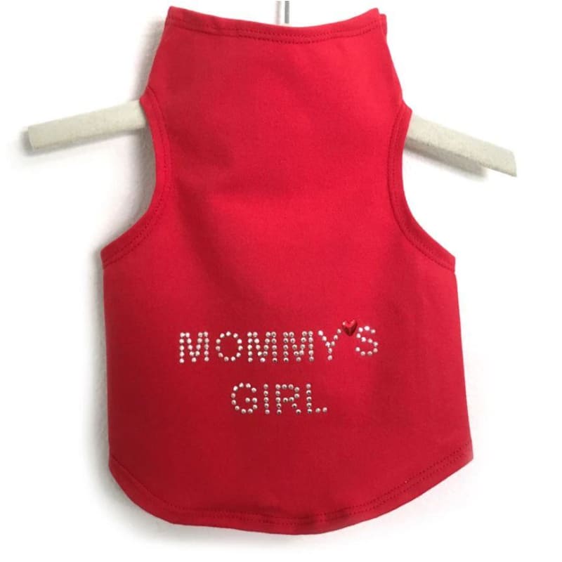 Mommy’s Girl Dog Tank Top clothes for small dogs, cute dog apparel, cute dog clothes, dog apparel, dog sweaters