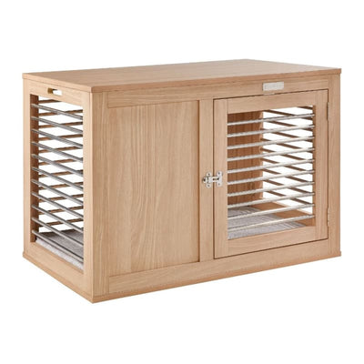 Moderno Dog Crate White Oak Pet Carriers & Crates MADE TO ORDER