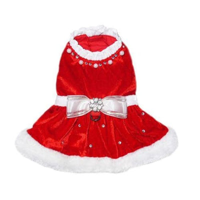 - Noella Santa Dog Dress clothes for small dogs cute dog apparel cute dog clothes cute dog dresses dog apparel