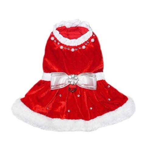 - Noella Santa Dog Dress clothes for small dogs cute dog apparel cute dog clothes cute dog dresses dog apparel