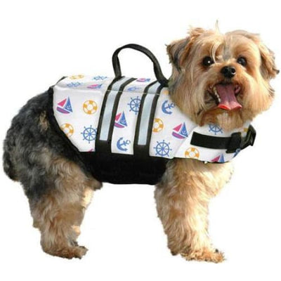 Nautical Pet Preserver Dog Life Vest