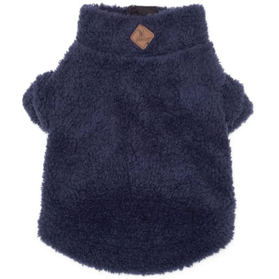 Navy Solid Fleece 1/4 Zip Pullover NEW ARRIVAL