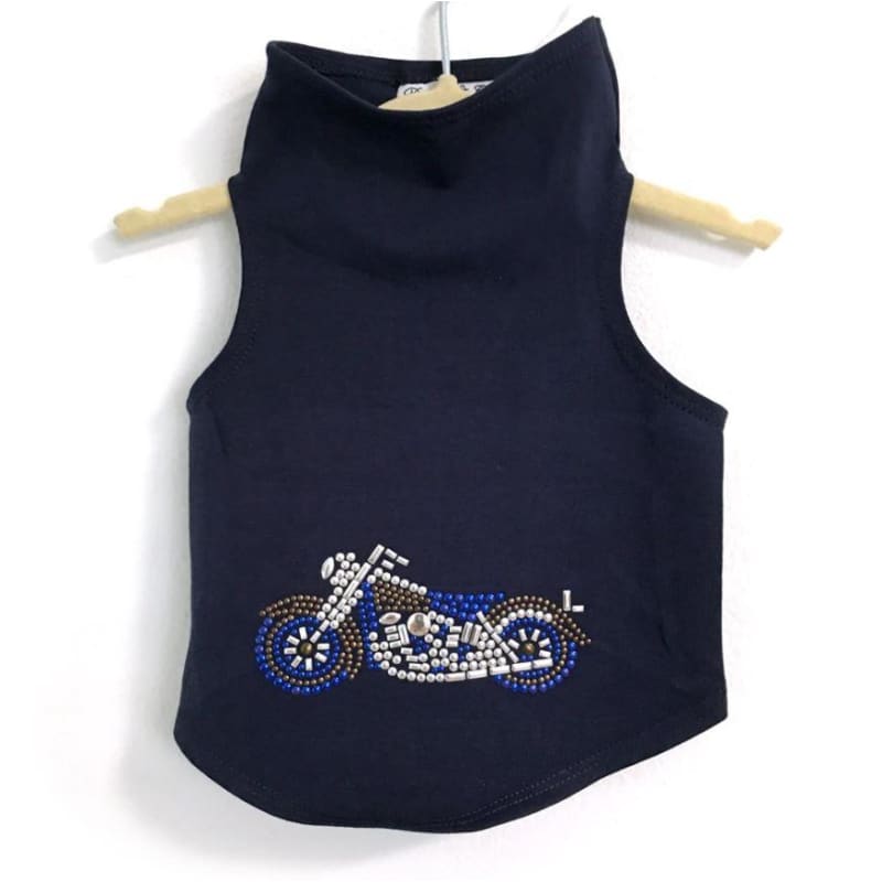 Pink Motorcycle Dog Tank Top clothes for small dogs, cute dog apparel, cute dog clothes, dog apparel, dog sweaters